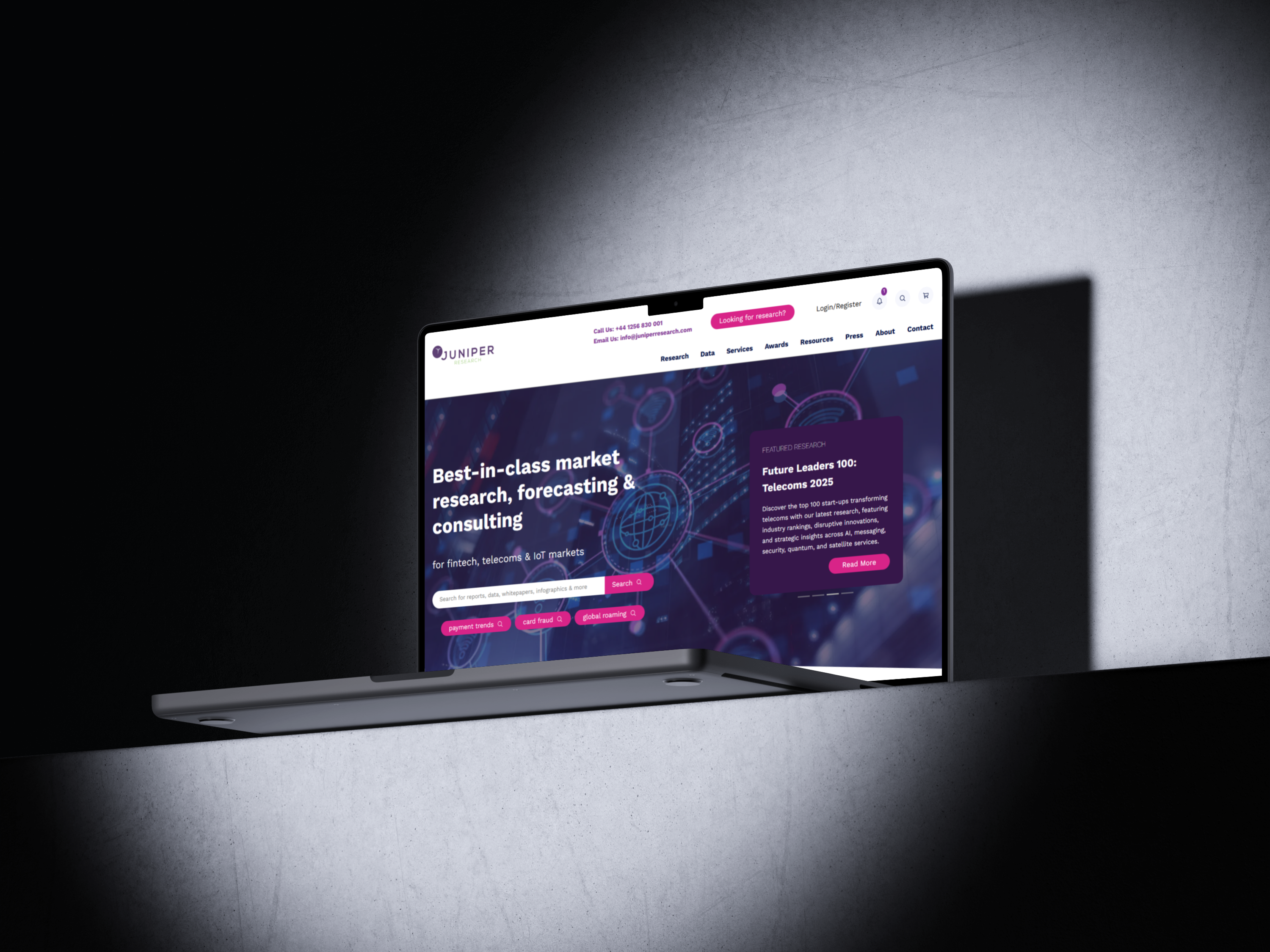 Juniper Desktop Mockup